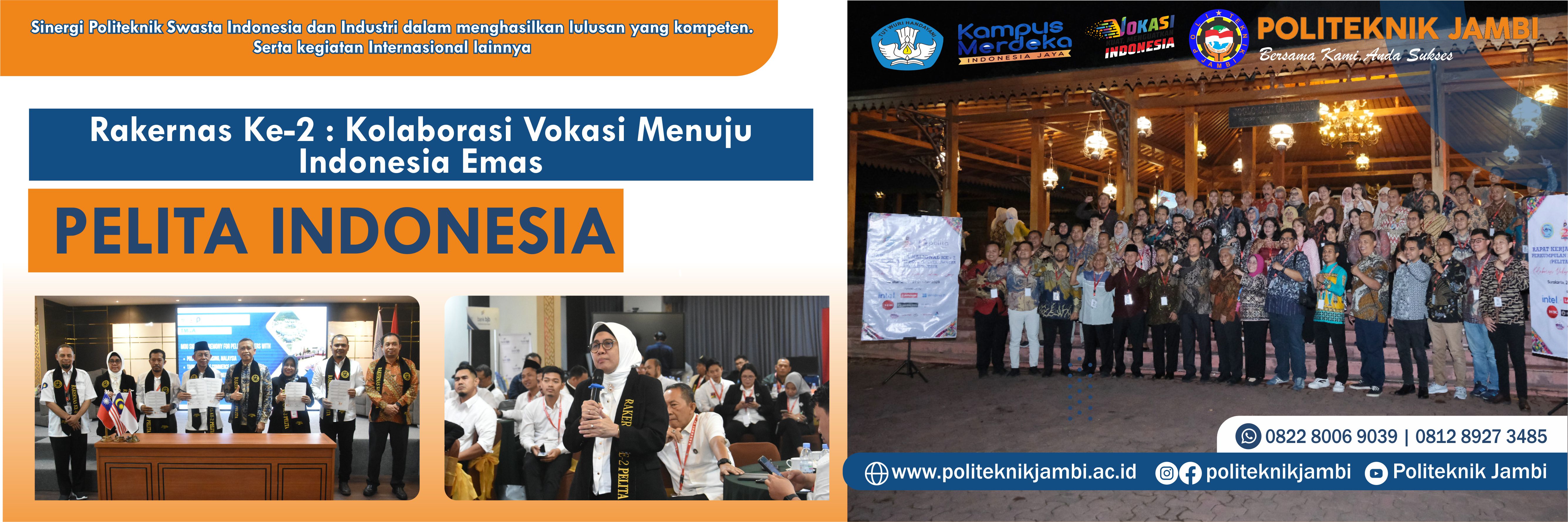 Perkumpulan Politeknik Swasta Gelar Rakernas Ke-2 : Kolaborasi Vokasi Menuju Indonesia Emas